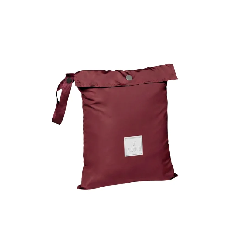 Capuche doudoune grenat et prune