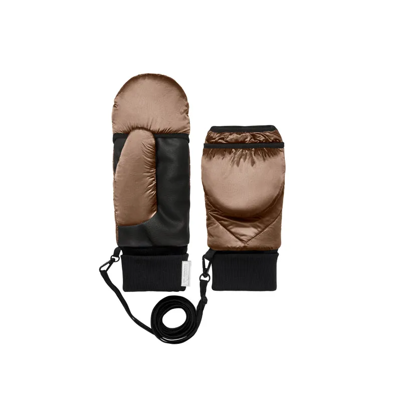 Duo capuche Fudoon + moufles bronze