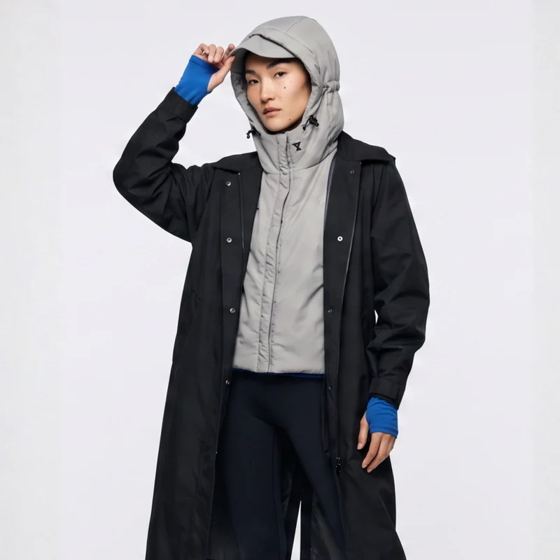 Capuche Fudoon grise imperméable spéciale vélo