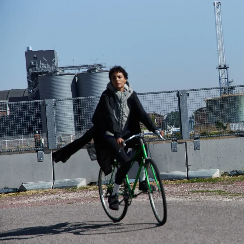 Capuche Fudoon grise imperméable spéciale vélo