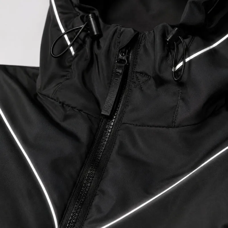 Capuche Fudoon noire bandes réfléchissantes spéciale vélo