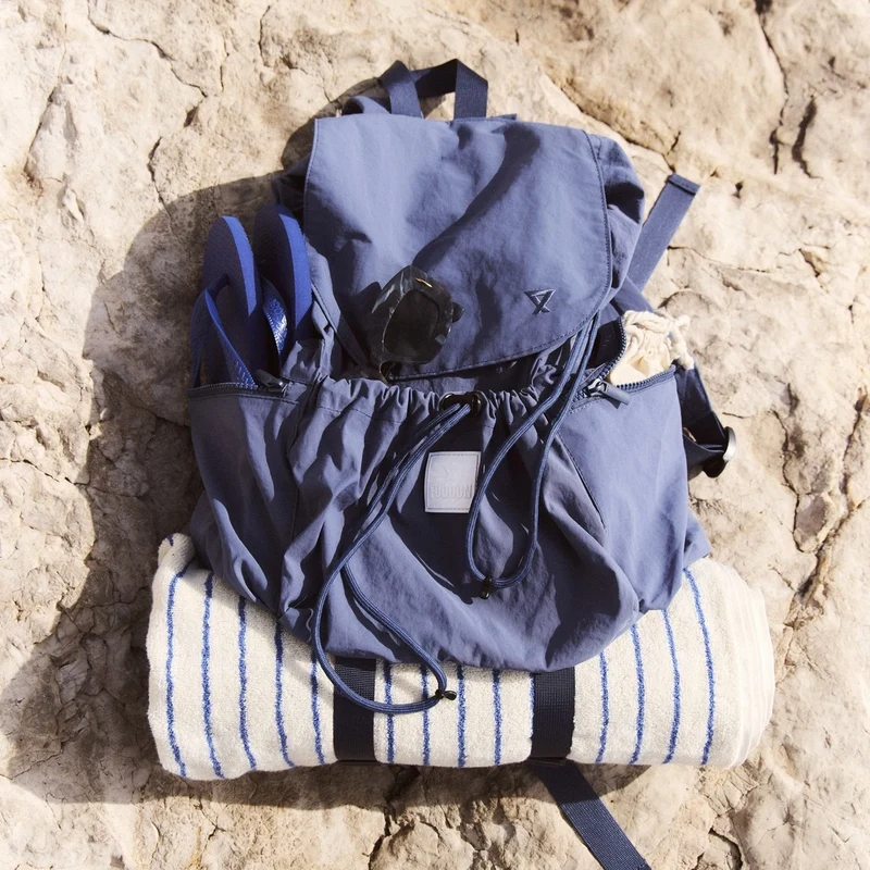 Sac à dos parachute orage bleu-gris