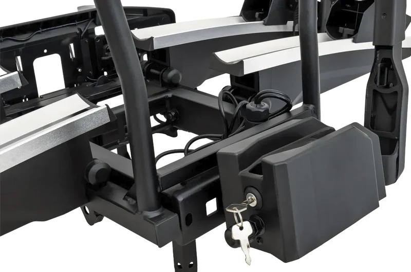 PORTE-VÉLOS PLIANT PREMIUM SUR ATTELAGE - 2 VÉLOS