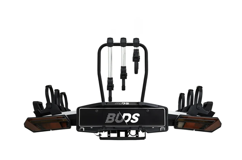PORTE-VÉLOS PLIANT PREMIUM SUR ATTELAGE - 3 VÉLOS