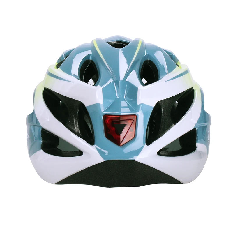 Casque vélo avec visière Bleu et Jaune - Adventure