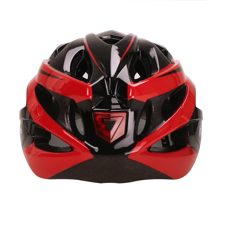 Casque vélo avec visière Rouge et Blanc - Adventure