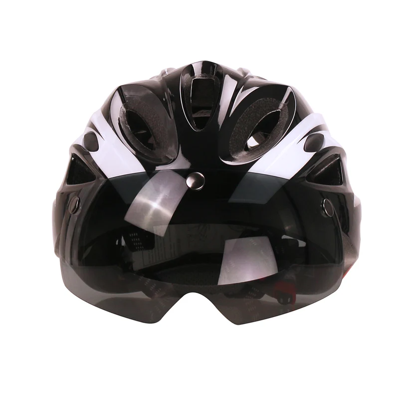 Casque vélo avec visière Rouge et Blanc - Adventure