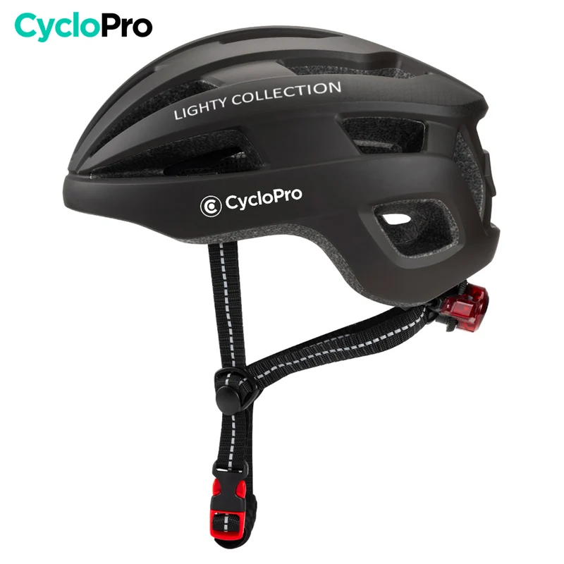 Casque Vélo De Route Noir - Lighty