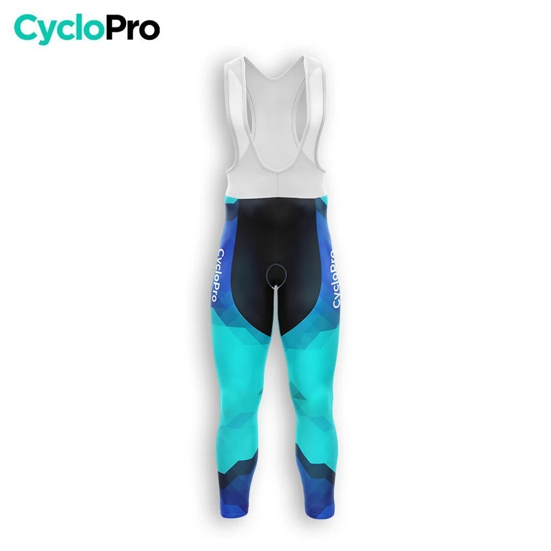 COLLANT CYCLISTE HIVER HOMME BLEUE - HORIZON+ - DESTOCKAGE