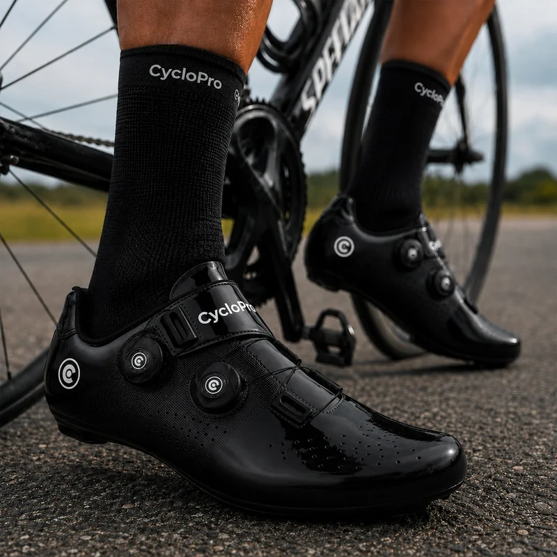 Chaussures Vélo de Route SpeedMax Noires