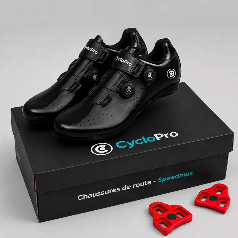 Chaussures Vélo de Route SpeedMax Noires