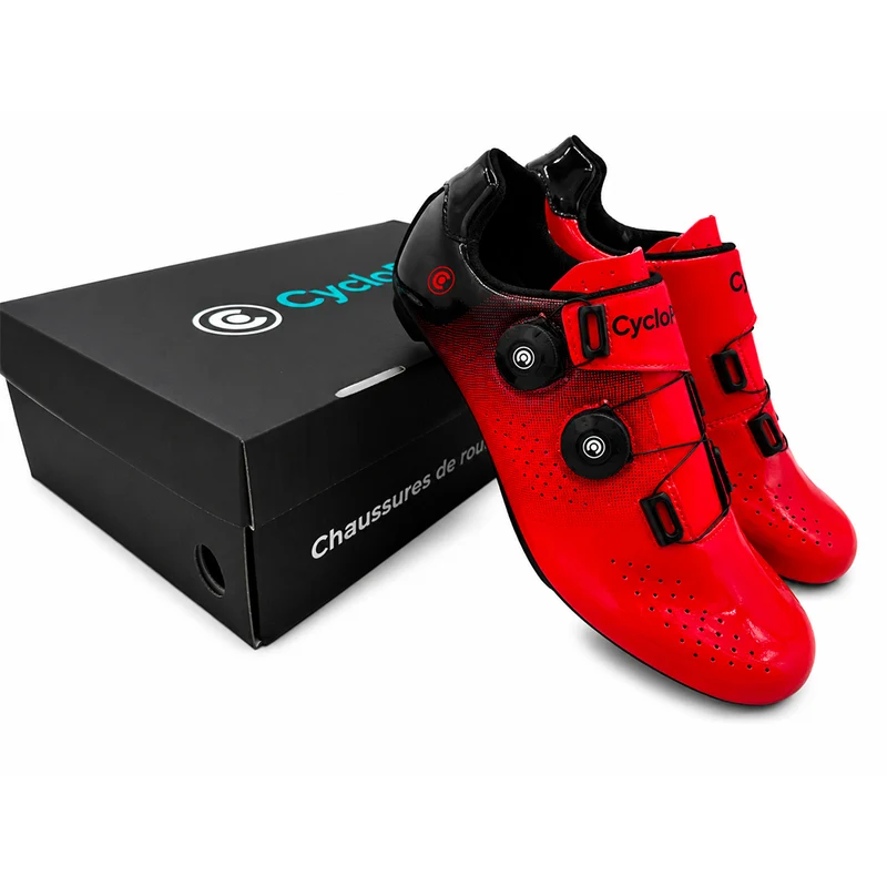 Chaussures Vélo de Route SpeedMax Rouges