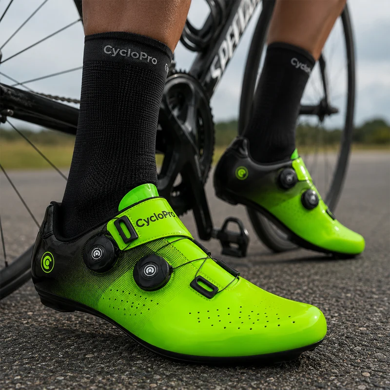 Chaussures Vélo de Route SpeedMax Vertes