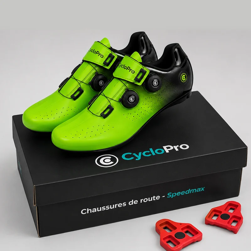 Chaussures Vélo de Route SpeedMax Vertes