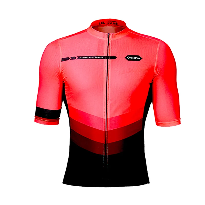MAILLOT DE CYCLISME ROUGE - AGILITY