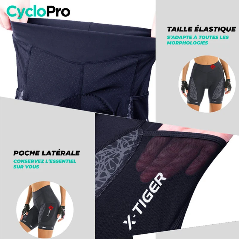 Cuissard Femme Cyclisme / VTT - Reflect+ - DESTOCKAGE
