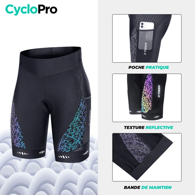 Cuissard Femme Cyclisme / VTT - Reflect+ - DESTOCKAGE
