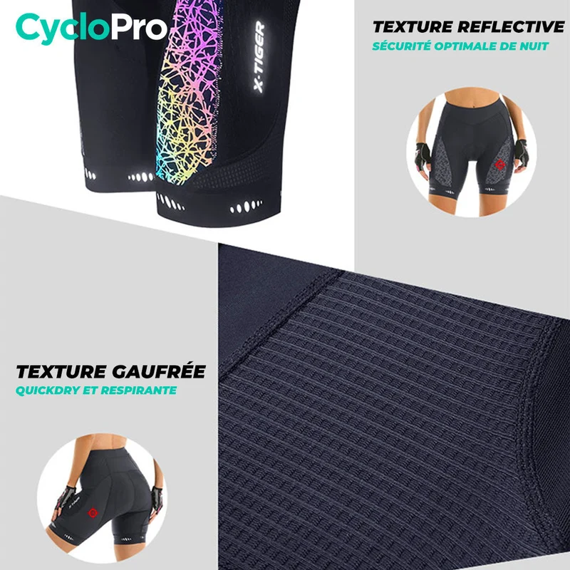 Cuissard Femme Cyclisme / VTT - Reflect+ - DESTOCKAGE