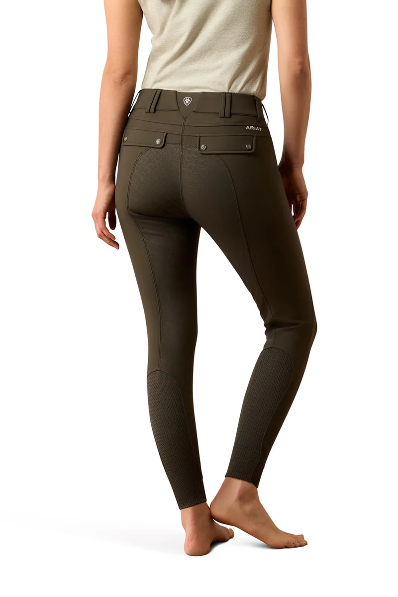 Tri Factor 2.0 Frost culotte d’équitation femme isolée full seat Earth 46 Regular