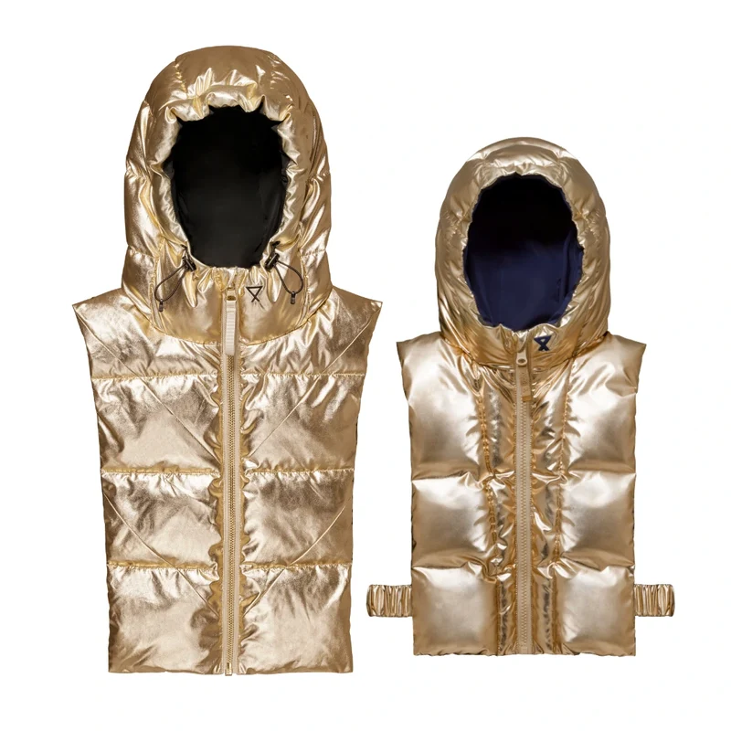 Duo capuches Mini-Me Fudoon adulte + enfant dorées