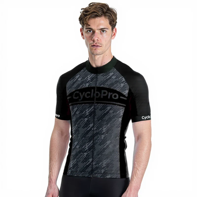Maillot Cyclisme Route Gris - Wind+ - DESTOCKAGE