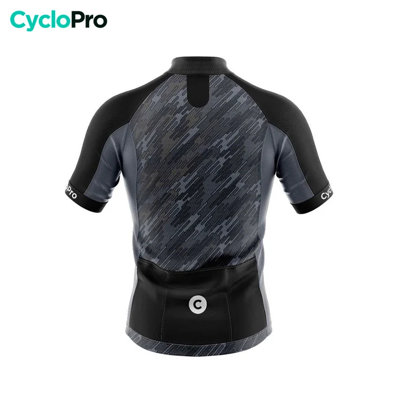 Maillot Cyclisme Route Gris - Wind+ - DESTOCKAGE