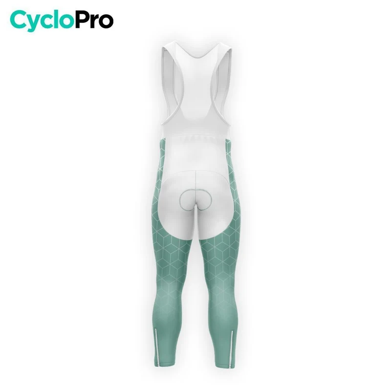 TENUE CYCLISTE AUTOMNE HOMME VERT - CUBIC+ - DESTOCKAGE