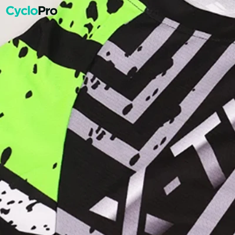 Maillot Vtt homme manche longue noir et vert | AgilityMax - DESTOCKAGE