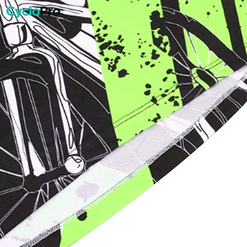 Maillot Vtt homme manche longue noir et vert | AgilityMax - DESTOCKAGE