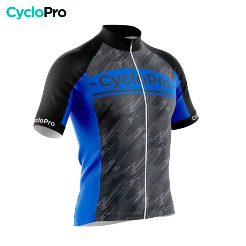 Maillot Cyclisme Route Bleu - Wind+ - DESTOCKAGE