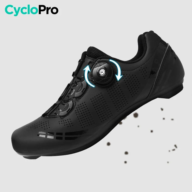 Chaussures vélo de route noires - Road+