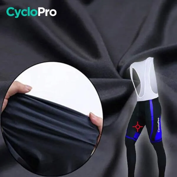 TENUE CYCLISTE HIVER BLEUE - ABSTRACT+ - DESTOCKAGE
