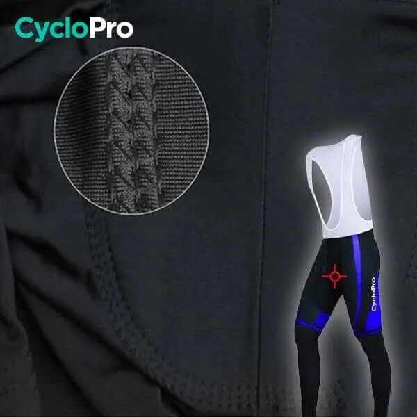 TENUE CYCLISTE HIVER BLEUE - ABSTRACT+ - DESTOCKAGE