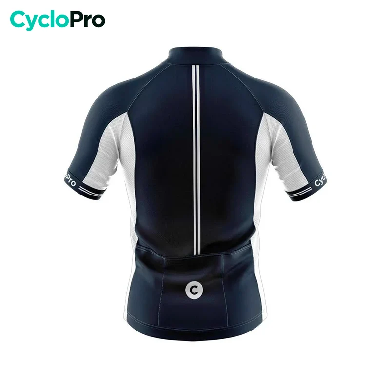 Maillot Cyclisme Route Bleu Marine - Uni+ - DESTOCKAGE