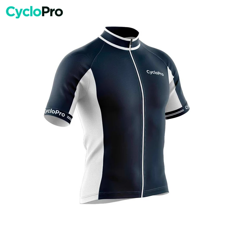 Maillot Cyclisme Route Bleu Marine - Uni+ - DESTOCKAGE