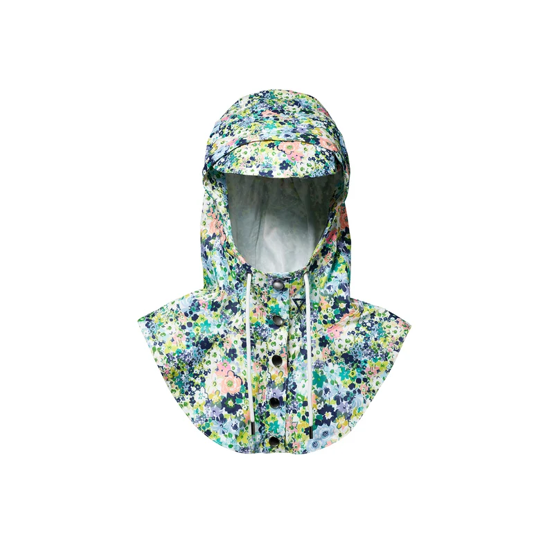 Capuche de pluie Fudini imprimé fleurs