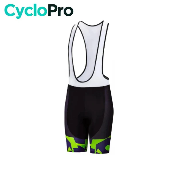 Cuissard Vélo de Route Noir et Vert - Heart