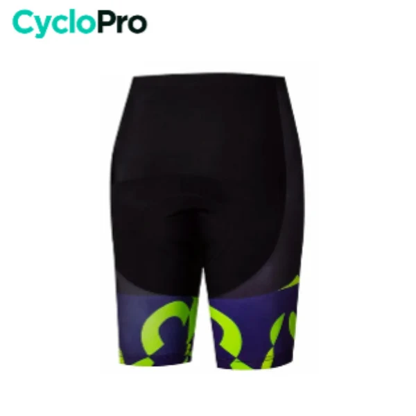 Cuissard Vélo de Route Noir et Vert - Heart