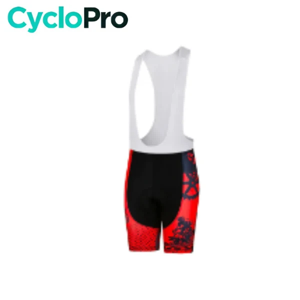 Cuissard Vélo de Route Rouge - Cycling