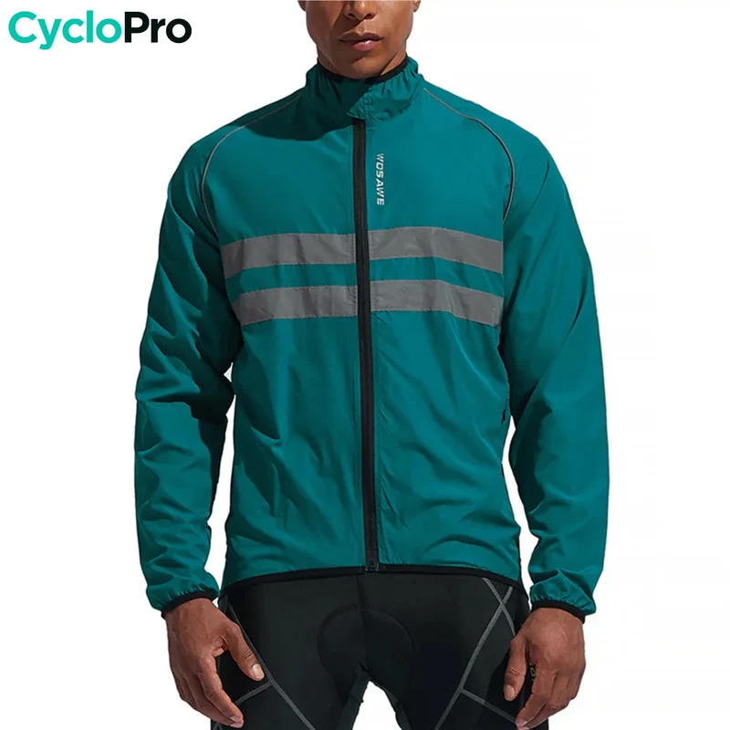 VESTE COUPE-VENT CYCLISTE HOMME - LIGHTY - DESTOCKAGE