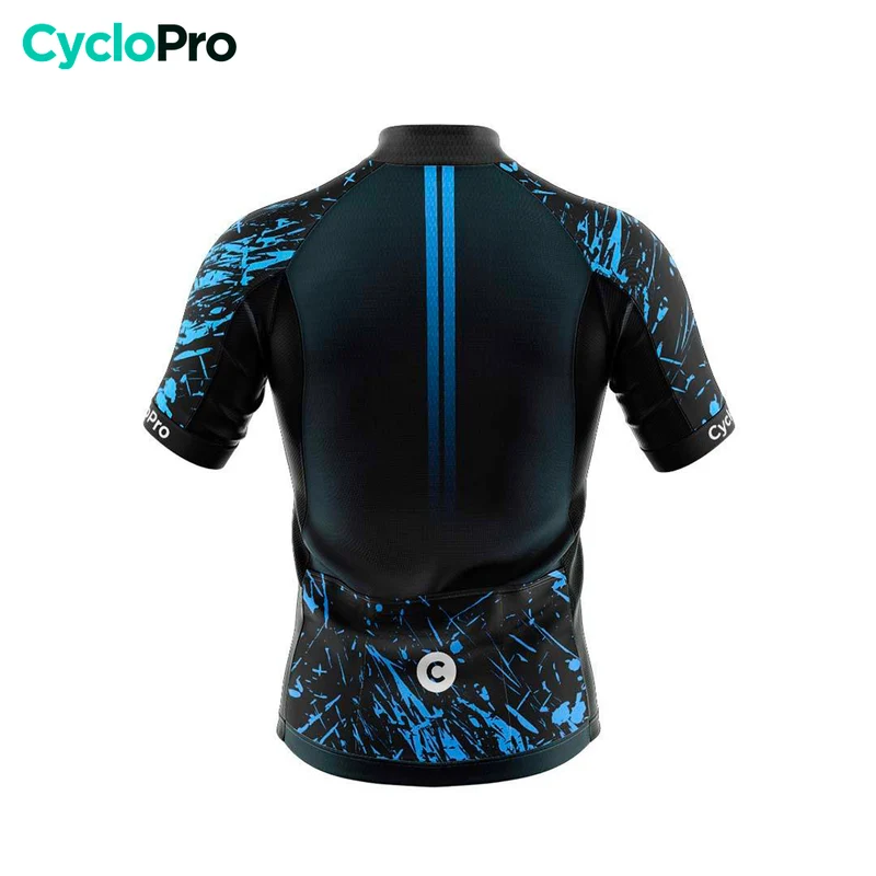 MAILLOT DE CYCLISME BLEU - CYCLOPRO - DESTOCKAGE