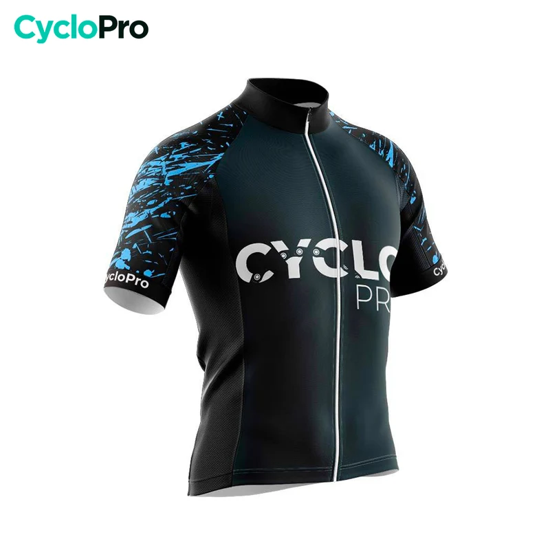 MAILLOT DE CYCLISME BLEU - CYCLOPRO - DESTOCKAGE