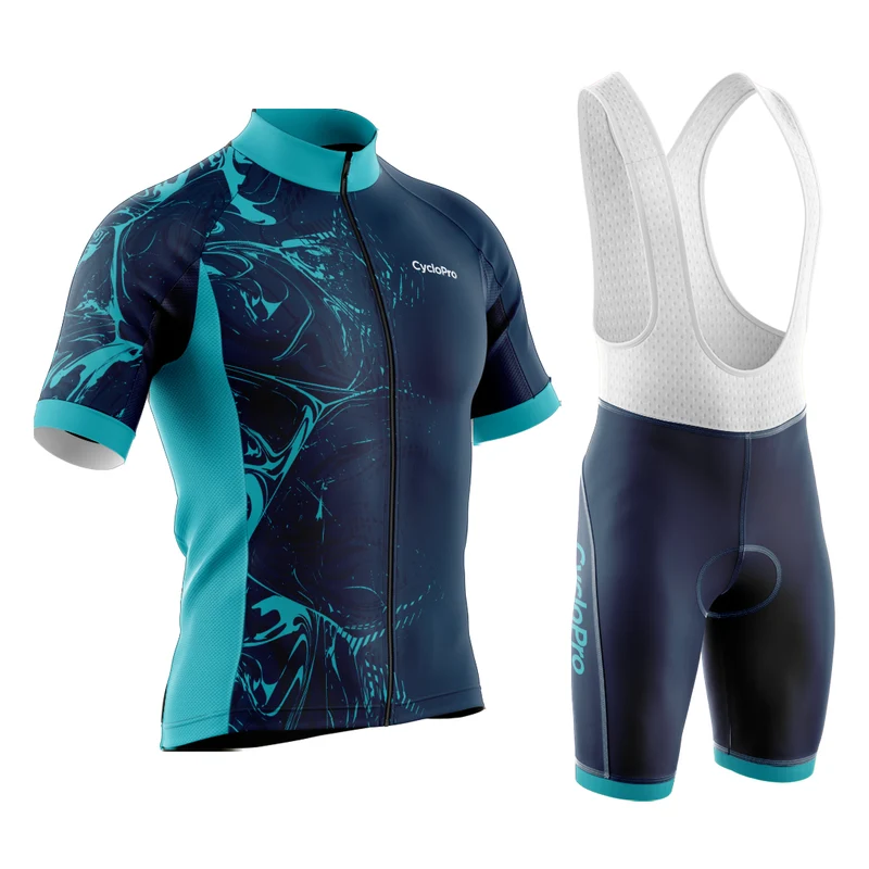 Tenue De Cyclisme Bleue Artistic
