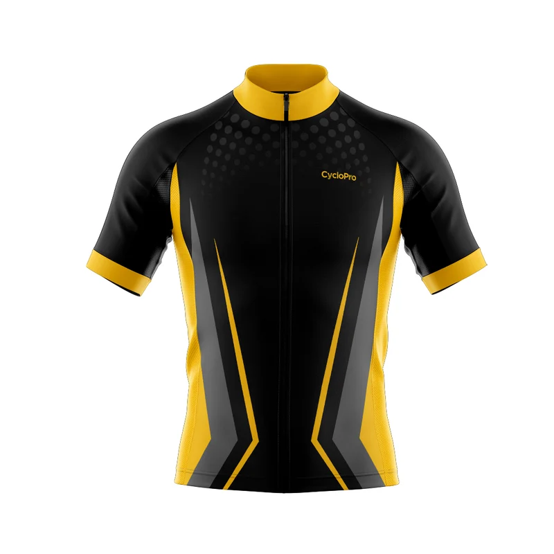 Tenue De Cyclisme Noire et Jaune Solidity