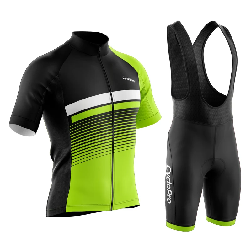 Tenue De Cyclisme Noire et Jaune turbo