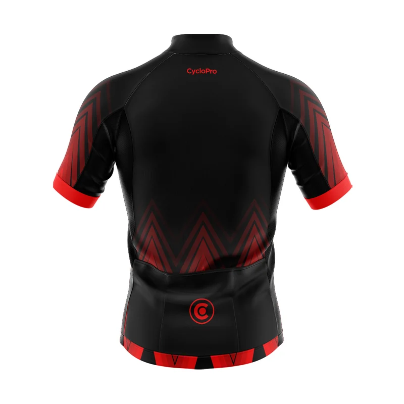 Tenue De Cyclisme noire et rouge speed