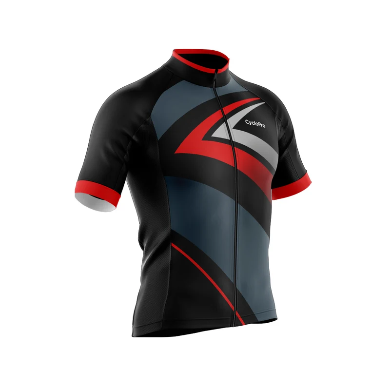 Tenue De Cyclisme noire et rouge speed