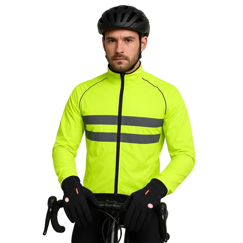 Pack Protect+ | Cycliste Coupe-vent et Gants
