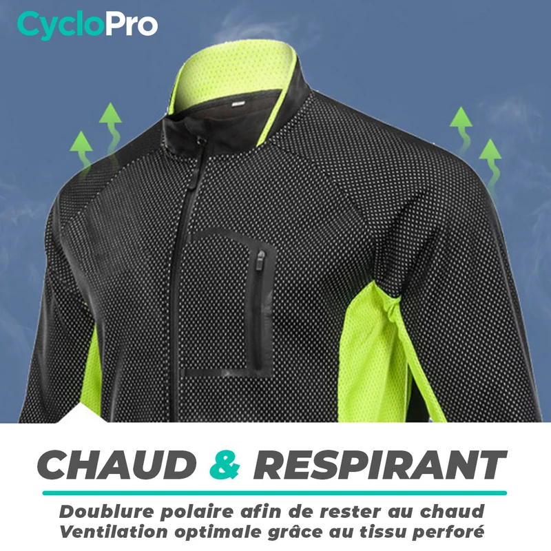 Veste Thermique Cyclisme - Cold+ - DESTOCKAGE