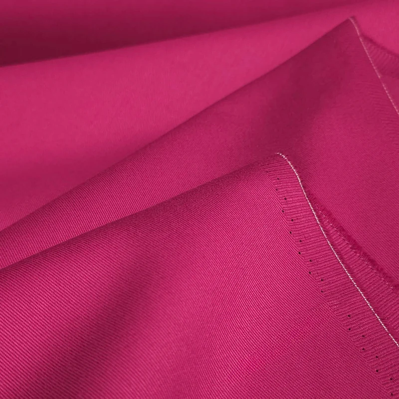 Tissu gabardine sergé de coton | Couleurs unies